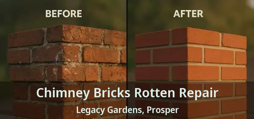 Chimney Bricks Rotten Repair Legacy Gardens, Prosper - TX