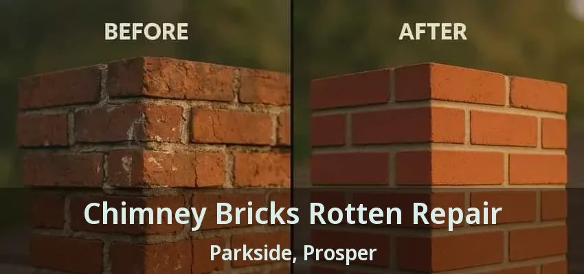 Chimney Bricks Rotten Repair Parkside, Prosper - TX