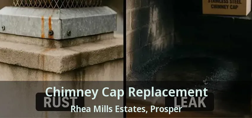 Chimney Cap Replacement Rhea Mills Estates, Prosper - TX