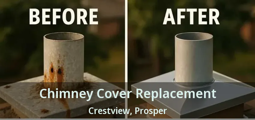 Chimney Cover Replacement Crestview, Prosper - TX