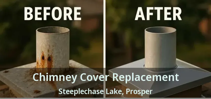 Chimney Cover Replacement Steeplechase Lake, Prosper - TX