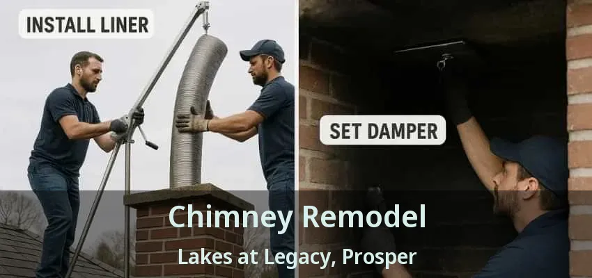 Chimney Remodel Lakes at Legacy, Prosper - TX