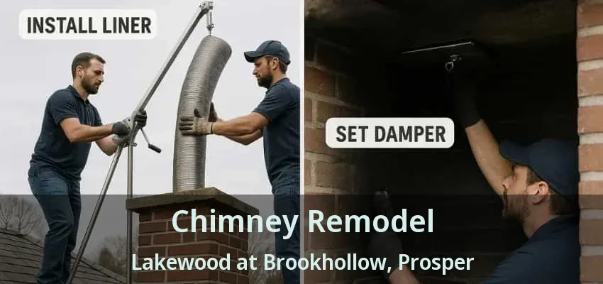Chimney Remodel Lakewood at Brookhollow, Prosper - TX