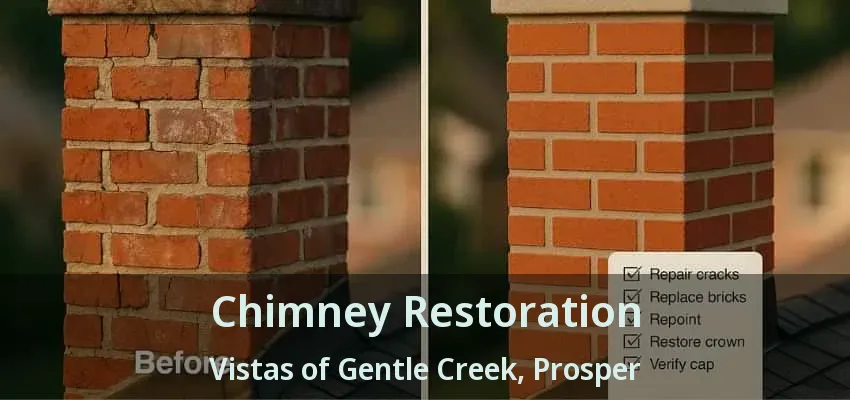 Chimney Restoration Vistas of Gentle Creek, Prosper - TX