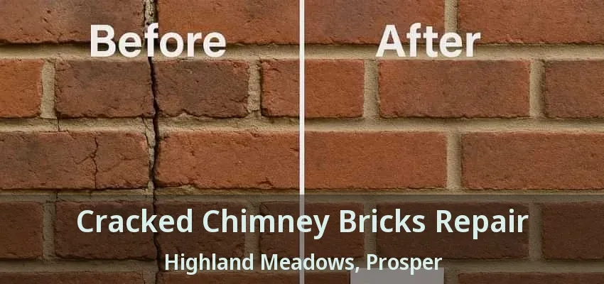 Cracked Chimney Bricks Repair Highland Meadows, Prosper - TX