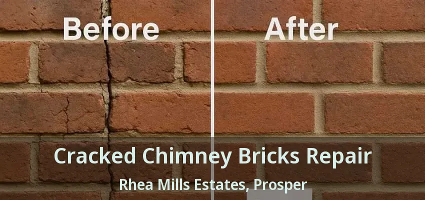 Cracked Chimney Bricks Repair Rhea Mills Estates, Prosper - TX