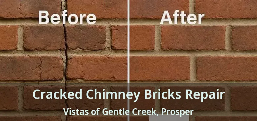 Cracked Chimney Bricks Repair Vistas of Gentle Creek, Prosper - TX