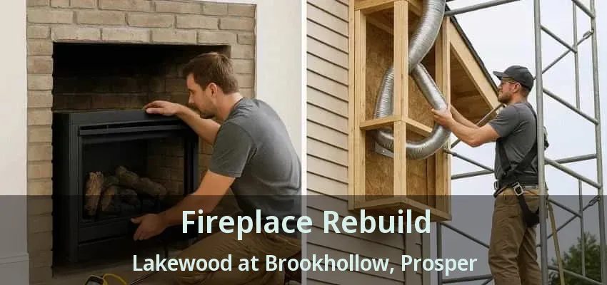Fireplace Rebuild Lakewood at Brookhollow, Prosper - TX