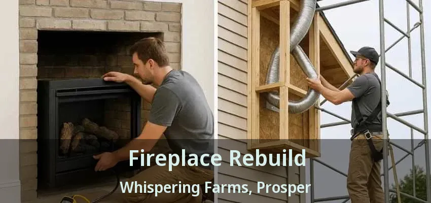Fireplace Rebuild Whispering Farms, Prosper - TX