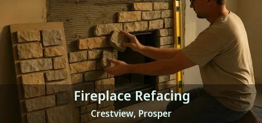 Fireplace Refacing Crestview, Prosper - TX