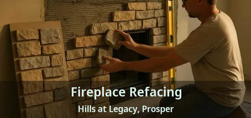Fireplace Refacing Hills at Legacy, Prosper - TX
