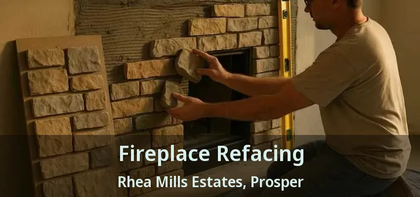 Fireplace Refacing Rhea Mills Estates, Prosper - TX
