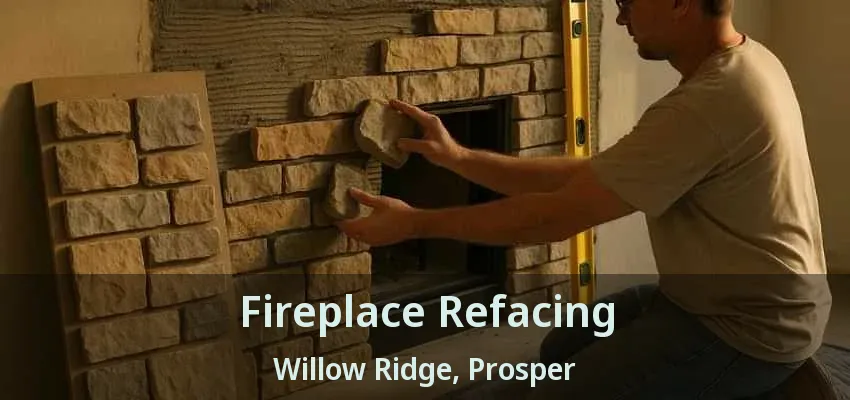 Fireplace Refacing Willow Ridge, Prosper - TX