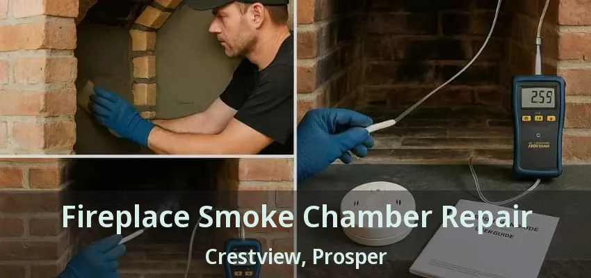 Fireplace Smoke Chamber Repair Crestview, Prosper - TX