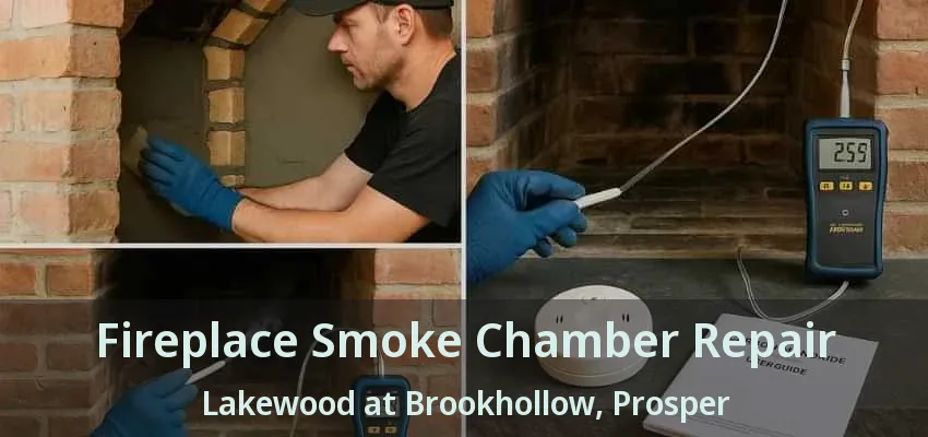 Fireplace Smoke Chamber Repair Lakewood at Brookhollow, Prosper - TX