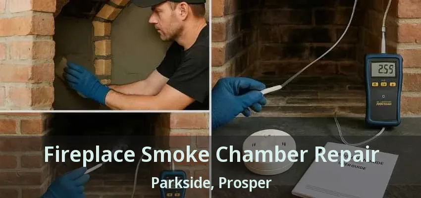 Fireplace Smoke Chamber Repair Parkside, Prosper - TX