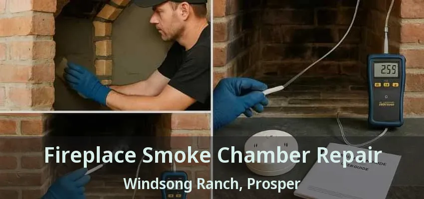 Fireplace Smoke Chamber Repair Windsong Ranch, Prosper - TX