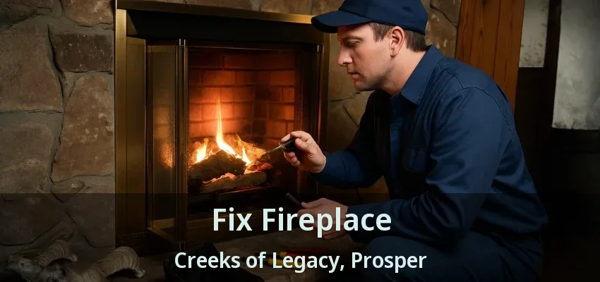Fix Fireplace Creeks of Legacy, Prosper - TX