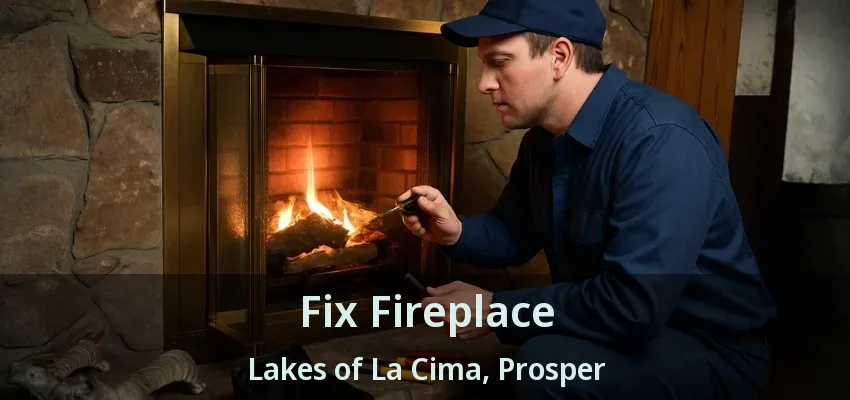 Fix Fireplace Lakes of La Cima, Prosper - TX