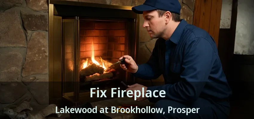 Fix Fireplace Lakewood at Brookhollow, Prosper - TX