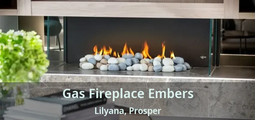 Gas Fireplace Embers Lilyana, Prosper - TX