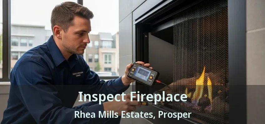Inspect Fireplace Rhea Mills Estates, Prosper - TX