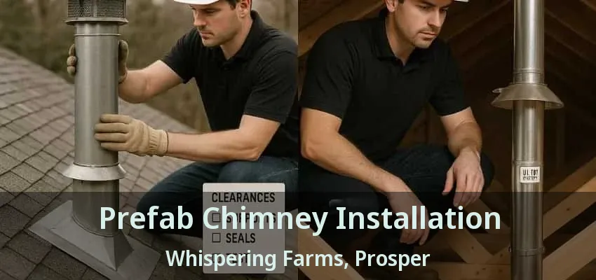 Prefab Chimney Installation Whispering Farms, Prosper - TX