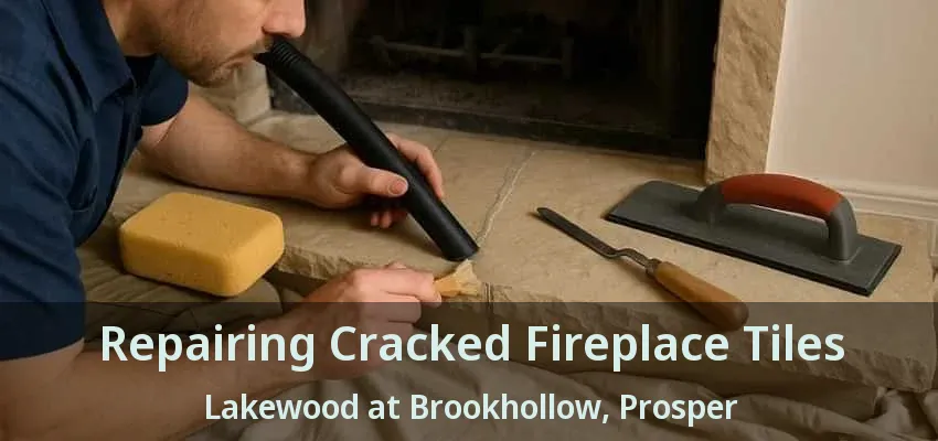 Repairing Cracked Fireplace Tiles Lakewood at Brookhollow, Prosper - TX