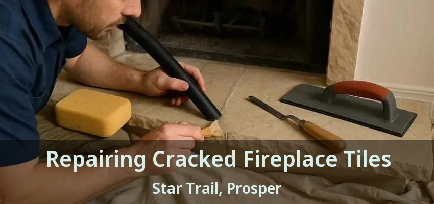 Repairing Cracked Fireplace Tiles Star Trail, Prosper - TX