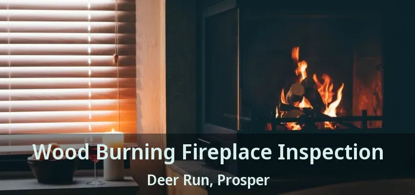 Wood Burning Fireplace Inspection Deer Run, Prosper - TX