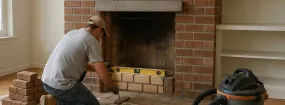 Fireplace Rebuild Amberwood Farms, Prosper