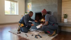 Gas Fire Servicing Frontier Estates, Prosper